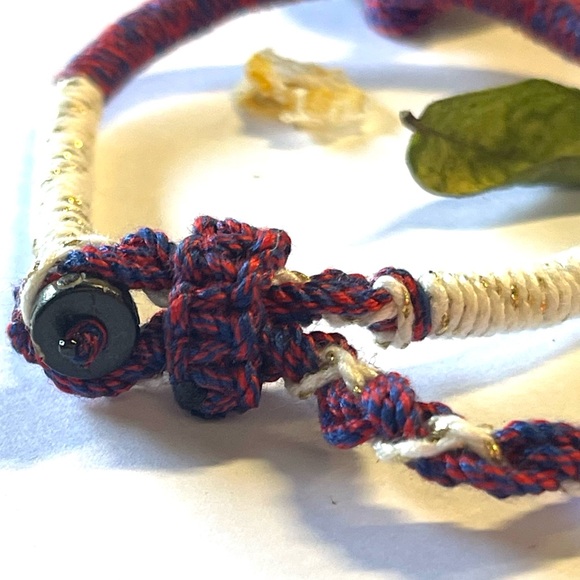 Woven Bracelet Chinese Lucky Coin Hand made Protection Bracelet - Picture 4 of 8